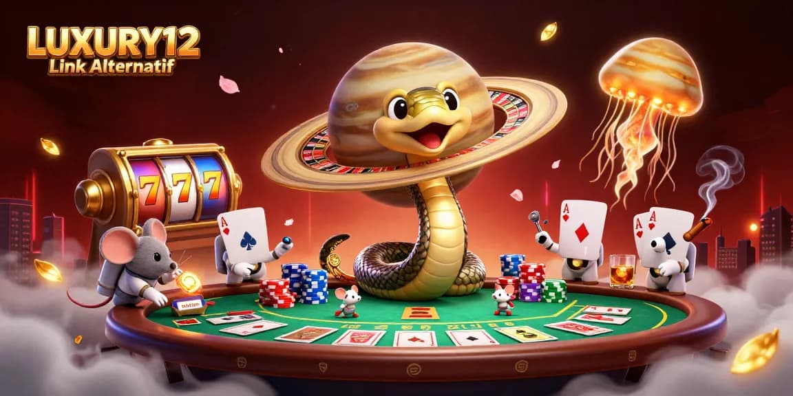 Engage in thrilling gameplay at LUXURY12 Link Alternatif with vibrant cosmic casino elements.