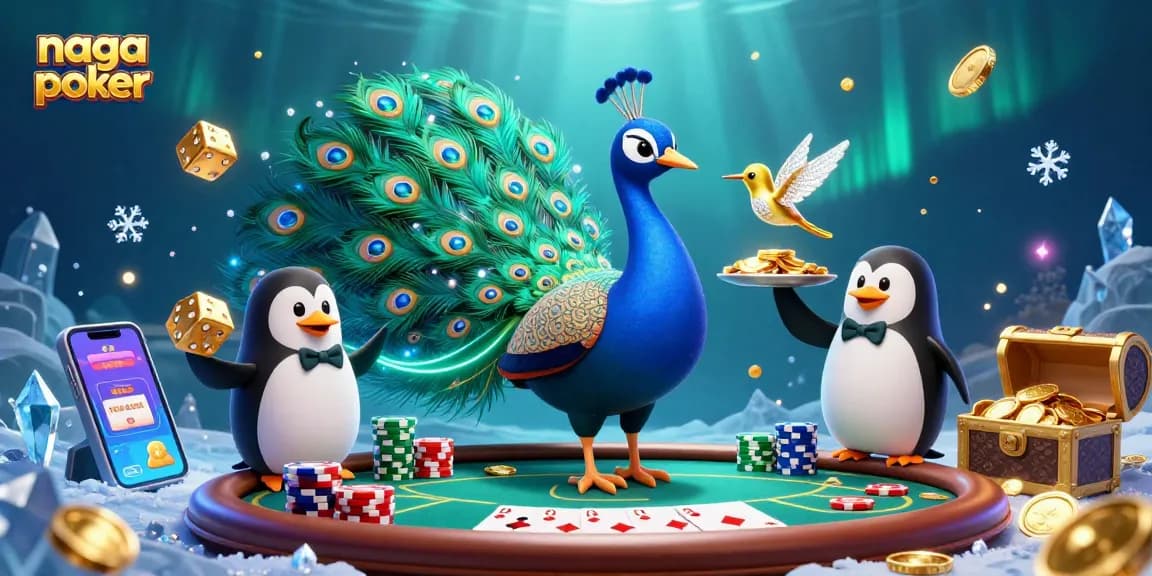 Naga poker players experience vibrant poker action with stunning characters and dynamic game elements.