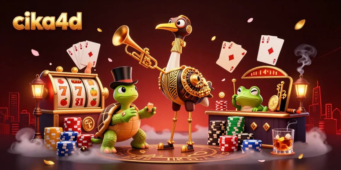 Experience thrilling gameplay with cika4d as cartoon characters engage in animated slot adventures.