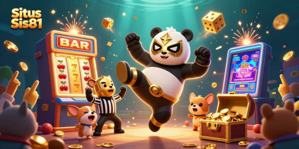 Jelajahi Situs Sis81 dengan pajangan slot terbaru dan aksi kasino menarik dalam ilustrasi kontemporer.