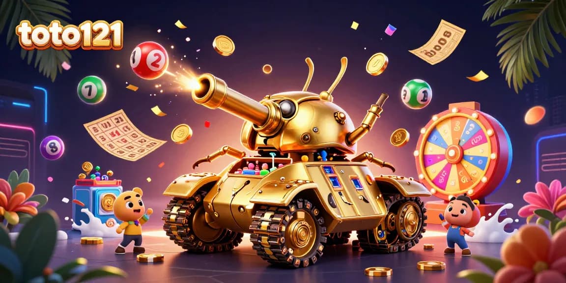 Menangkan hadiah di toto121 dengan kasino mini dalam tank keong emas yang spektakuler.