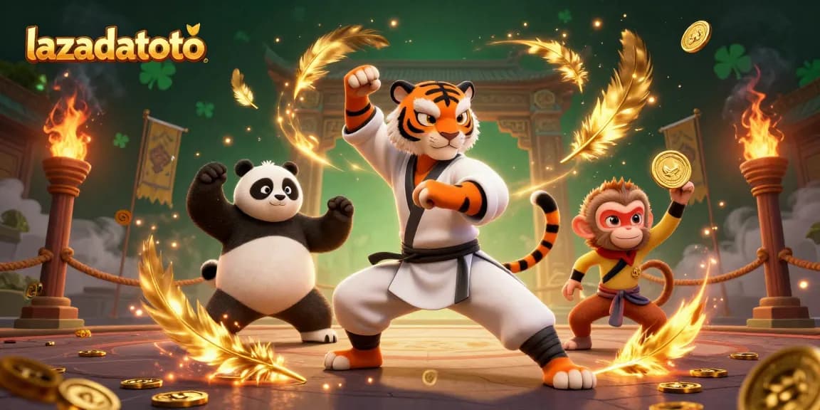 Lazadatoto invites players to bet with excitement in a vibrant 3D illustration of luck and strategy.