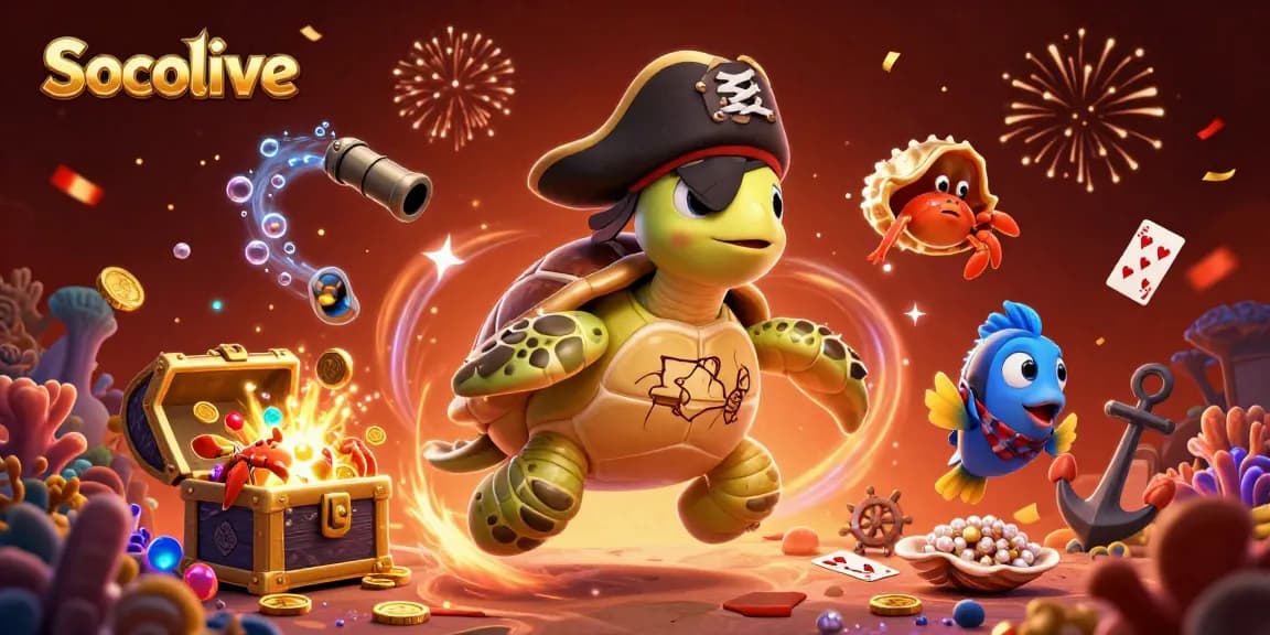 Socolive captures thrilling underwater casino scenes, showcasing spectacular treasure and interactive gaming elements.