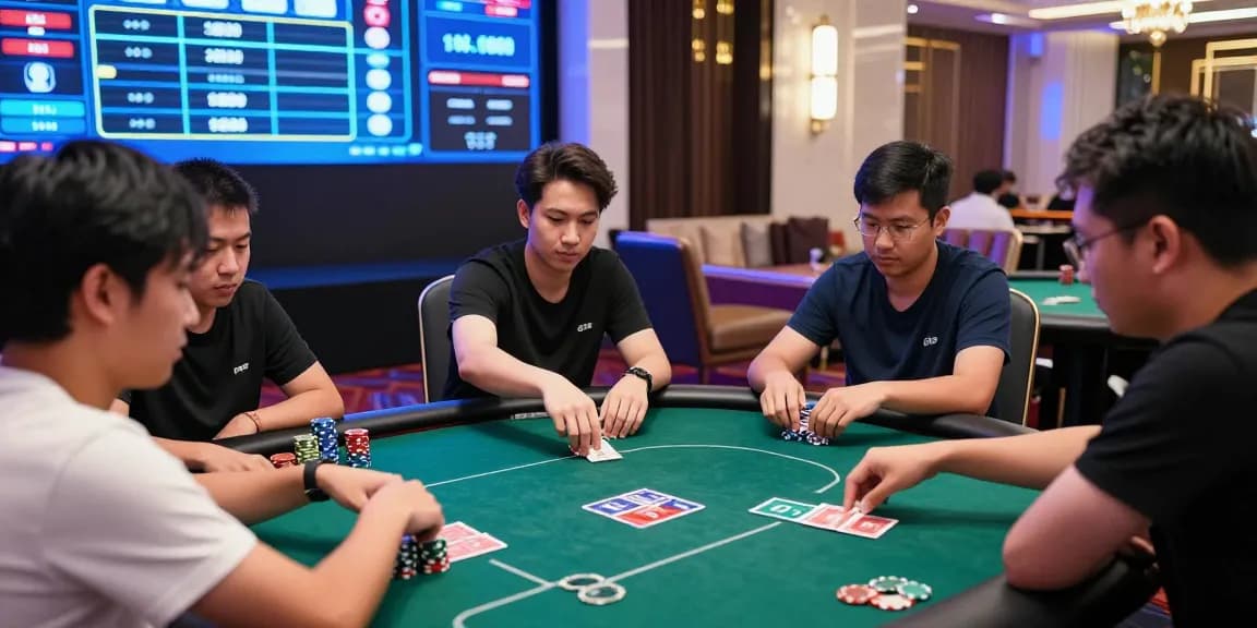 Situs Poker Online Resmi Domino88 gameplay in an exciting poker scene.
