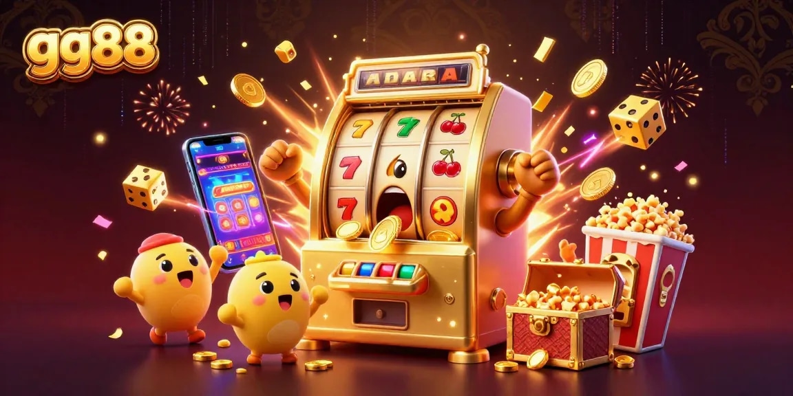 Experience winning with gg88's dynamic slot machine jackpot excitement and vibrant casino elements!
