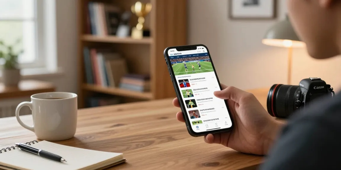 IKNTOTO memberikan informasi terkini olahraga melalui smartphone di lingkungan yang nyaman.