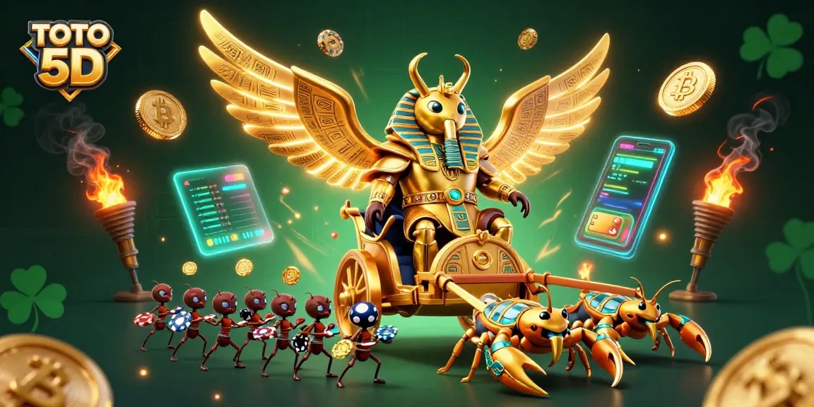 TOTO 5D memberikan perlindungan dengan ilustrasi menarik, menggabungkan elemen kasino dan karakter ikonik.