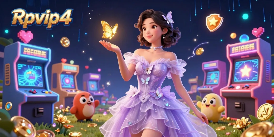Bergabunglah dengan Rpvip4 saat Anda menjelajahi permainan kasino yang berwarna-warni dalam suasana ilustrasi 3D yang magis.