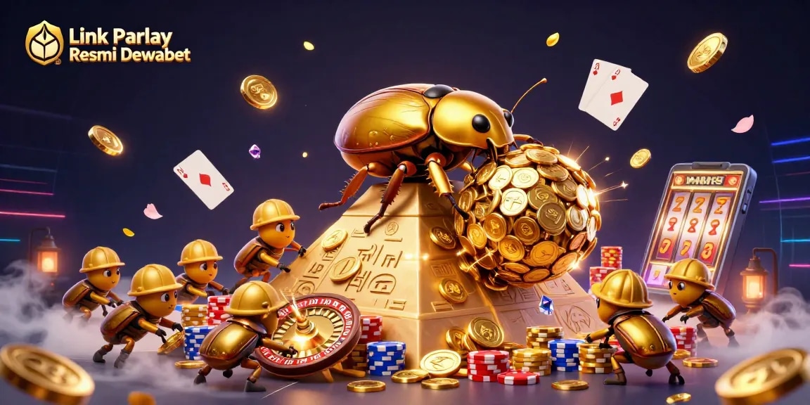 Experience thrilling betting adventures with Link Parlay Resmi Dewabet, showcasing energetic gameplay.