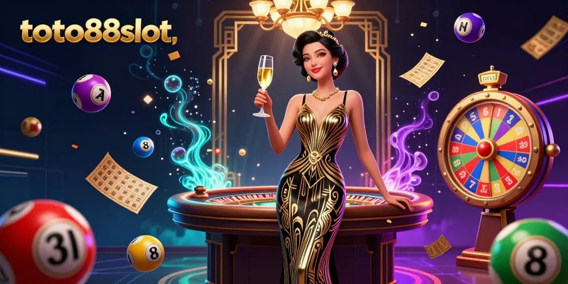 Experience winning with toto88slot and vibrant casino elements in a dazzling 3D scene.