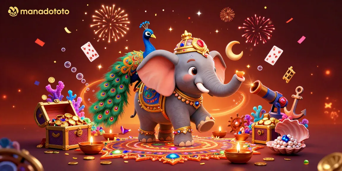 Experience victories with manadototo, a vibrant scene featuring 3D characters and casino elements celebrating gambling.