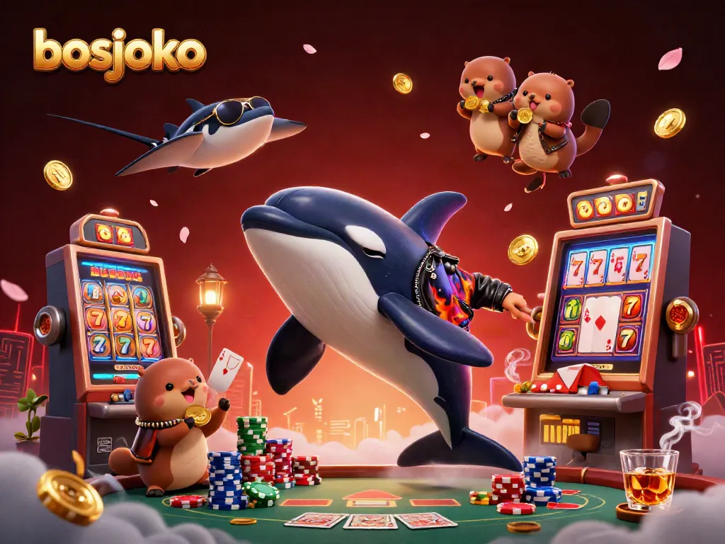 Engage in thrilling gameplay at bosjoko with dynamic characters and vibrant casino elements.