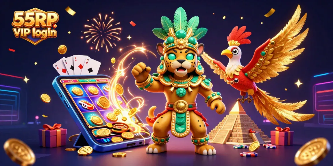 Experience excitement and fantasy with 55RP VIP login through games filled with golden treasures.