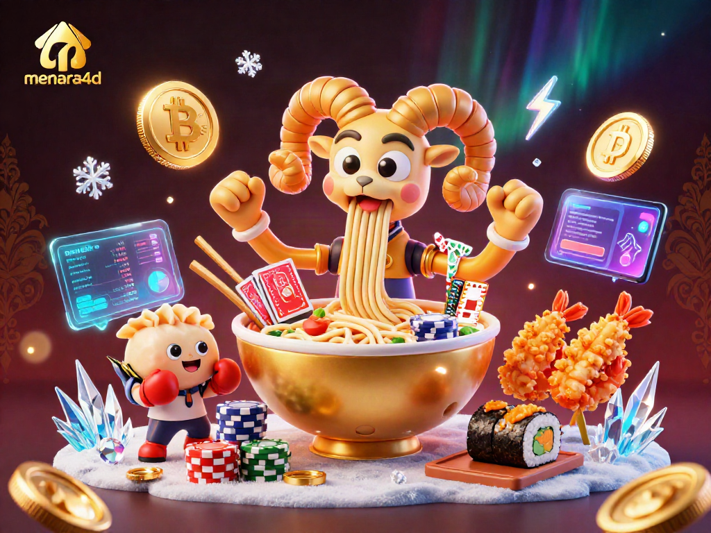Menara4d menawarkan suasana kasino dengan karakter lucu dan elemen digital yang menarik.