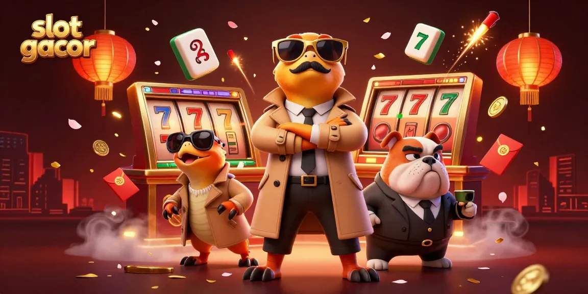 Mainkan slot gacor dengan tiga raptor lucu masuk ke lounge VIP kasino.
