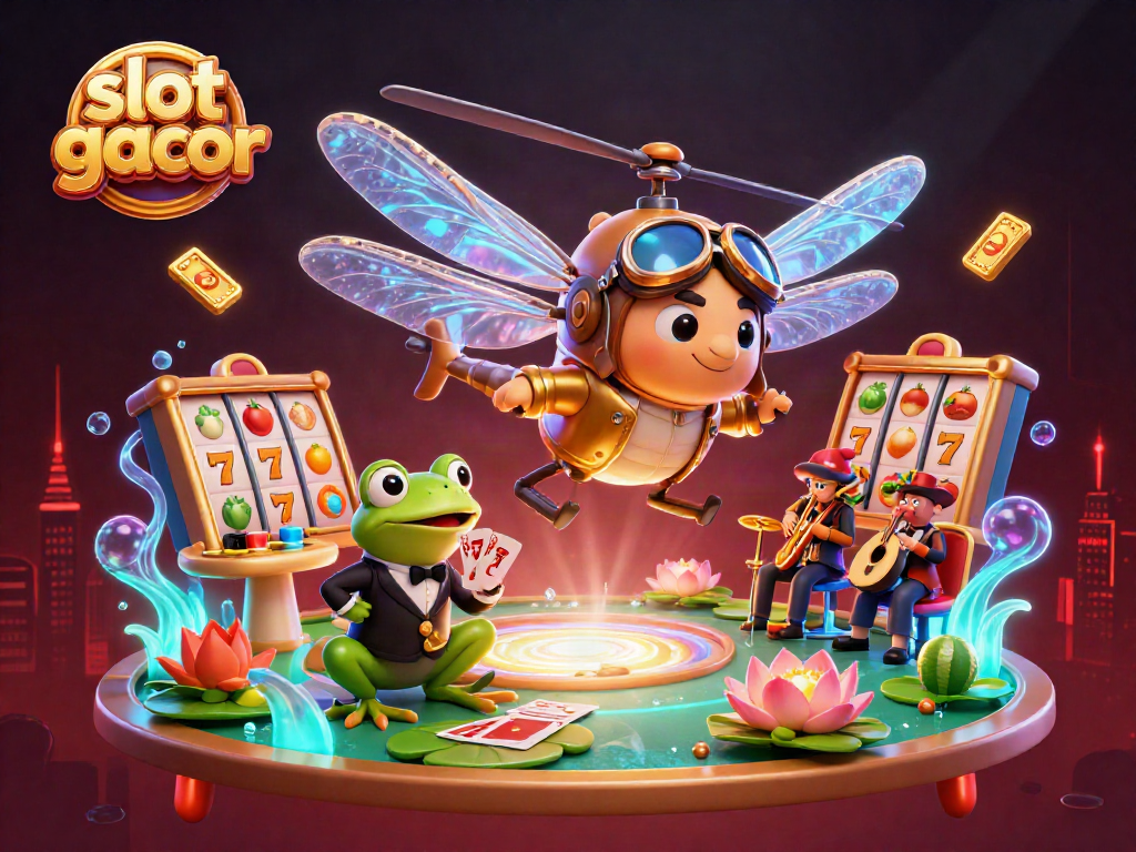 Menang di meja judi dengan slot gacor yang dipenuhi simbol keberuntungan dan keseruan