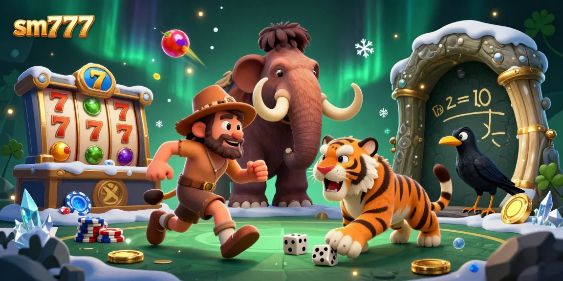 Experience thrilling gameplay on SM777 with a vibrant 3D illustration capturing ancient casino adventures.