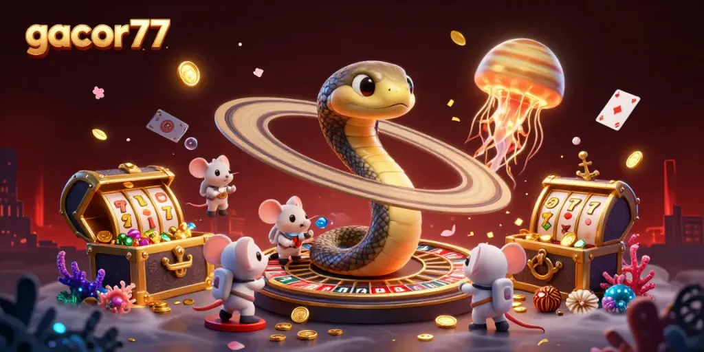 lihat gacor77 saat astronaut mencetak taruhan di kasino luar angkasa berlabel gacor77