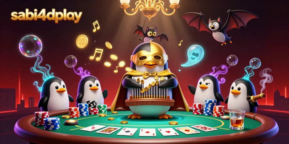 Melihat perapian tebak angka dari SABI4D dengan karakter unik dalam skenario fantastis.