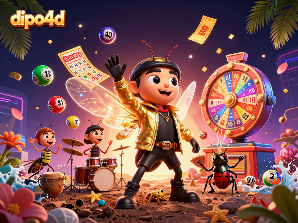 Experience thrilling wins with dipo4d as vibrant lottery balls explode from the scene.