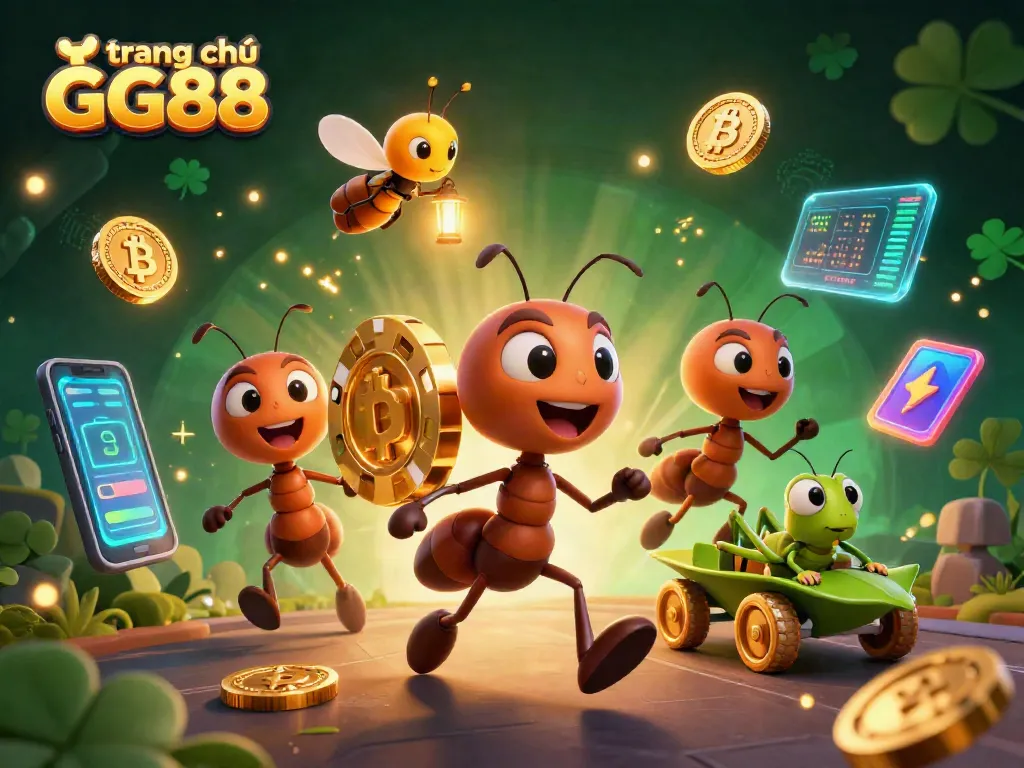 Engage with the thrilling world of trang chủ GG88 as ants execute a daring heist in a casino-themed adventure.
