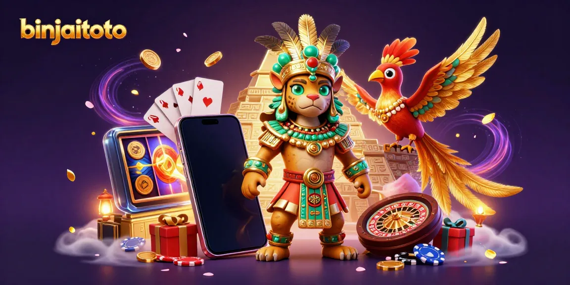 Menangkan permainan slot di binjaitoto dengan RTP tinggi di tengah ilustrasi tematik kasino yang menakjubkan.