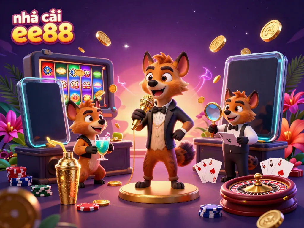 Enjoy vibrant casino action with nhà cái ee88 featuring hyenas as comedians, bartenders, and bouncers.