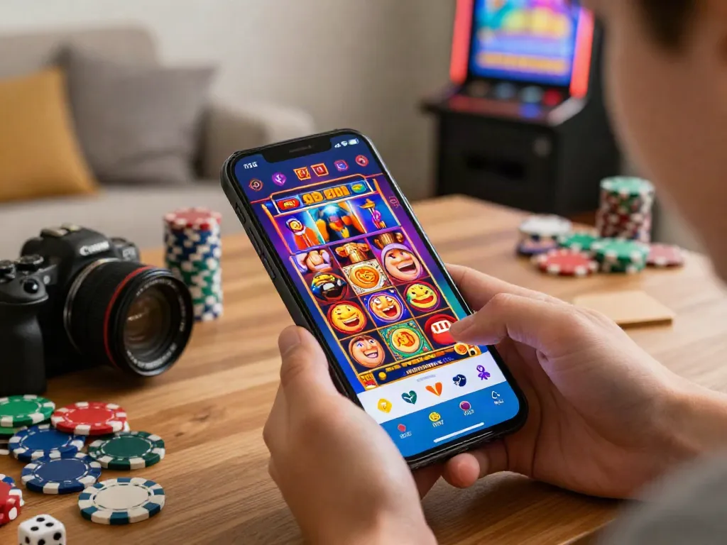 HOTWIN88 para pemain menikmati permainan slot online dengan warna cerah dan suasana nyaman.