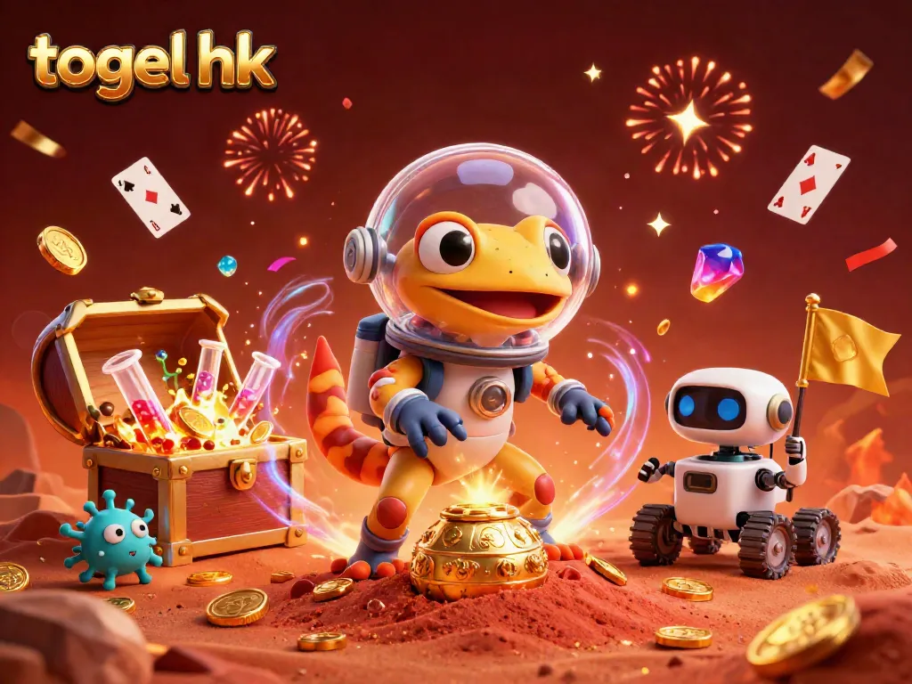 Menangkan togel hk dengan keajaiban kasino dari Martian gecko, robot, dan bakteri alien!