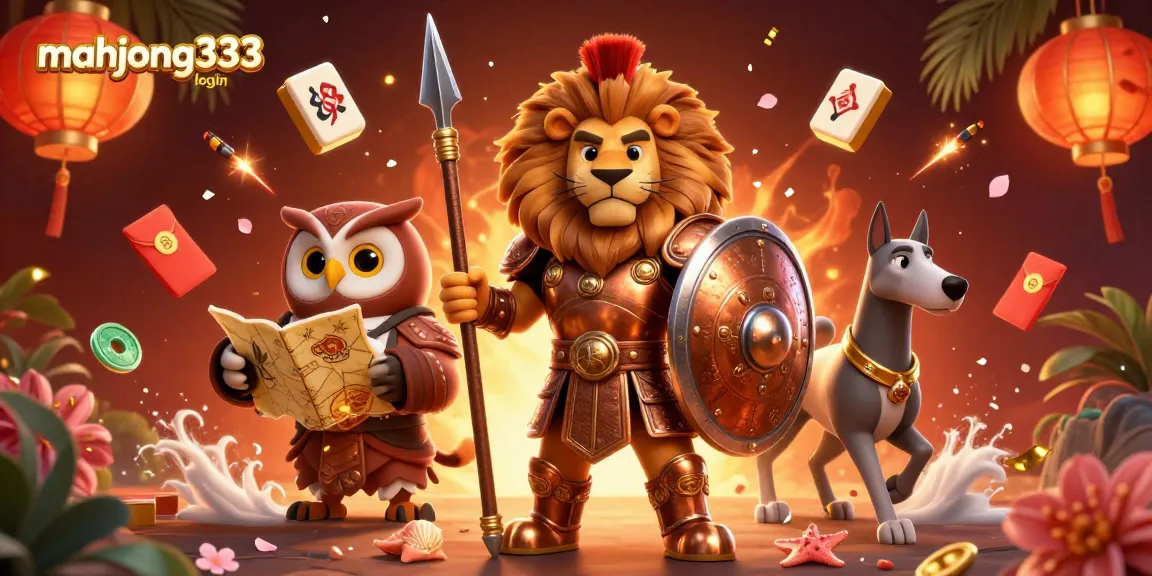 Engage in thrilling gameplay at mahjong333 login with a vibrant 3D casino scene filled with exhilarating elements.