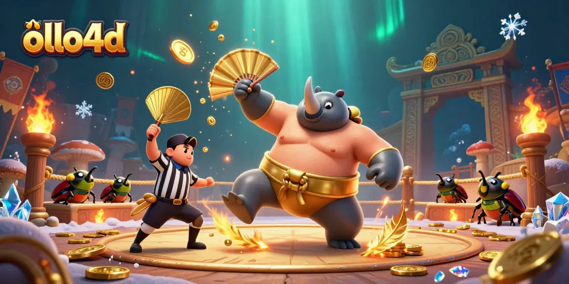 Experience thrilling gaming with ollo4d, featuring dynamic characters in an energetic casino scene.