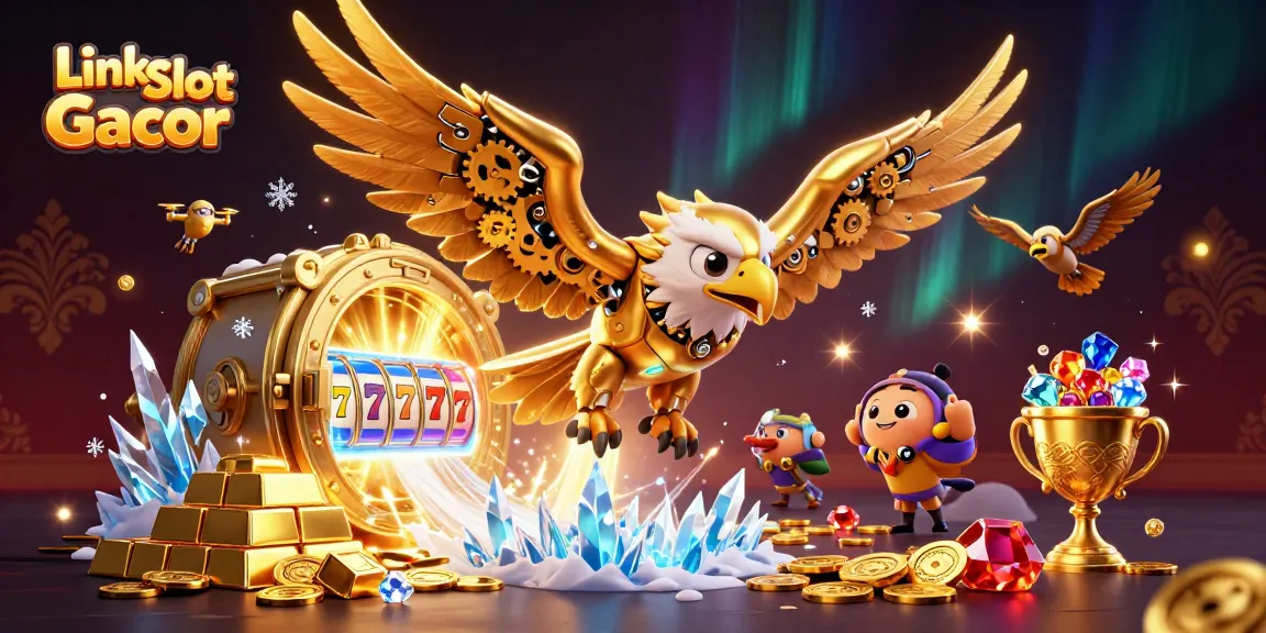 Experience the thrill of winning with Link Slot Gacor and dynamic 3D casino imagery!