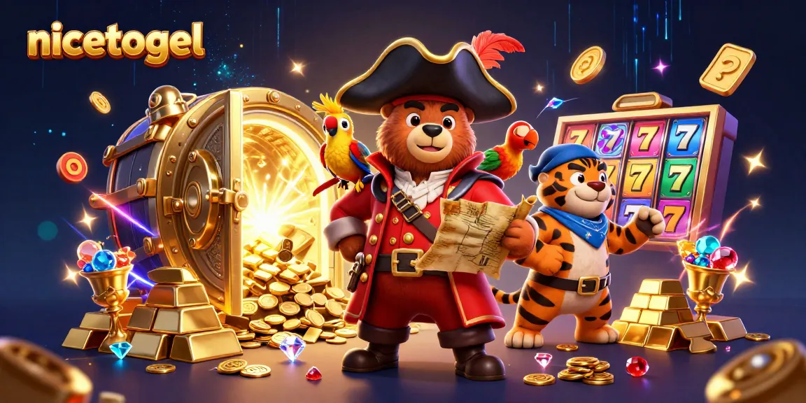 Participate in exciting slot games at nicetogel, featuring dynamic treasures and vibrant characters.