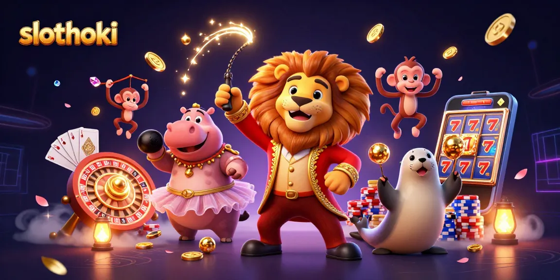 Slotoki menawarkan petualangan kasino dengan slot dan jackpot memukau di dunia 3D yang ramai.