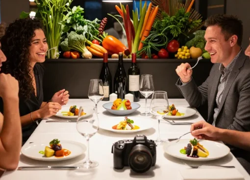 Sydney303 Daftar at TrestleOnTenth, modern dining experience with beautifully plated dishes and lively atmosphere.