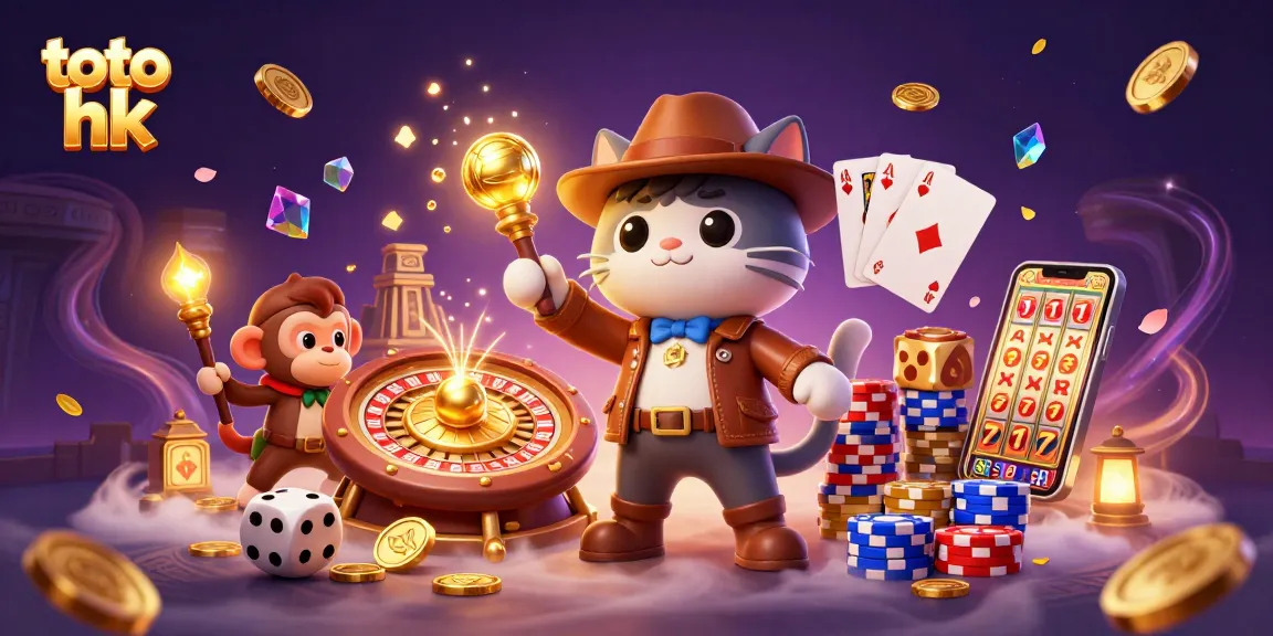 Menangkan jackpot di toto hk dengan kucing arkeolog dan artefak kasino emas!