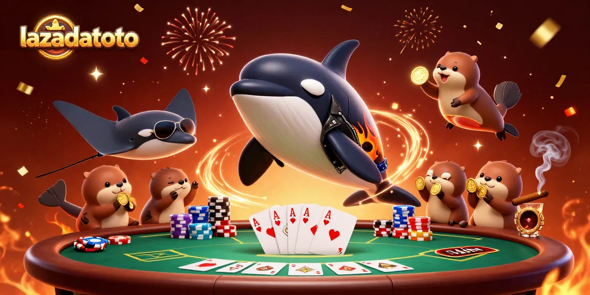 Meraih kemenangan di lazadatoto dengan orca keren dan otter beruang emas.